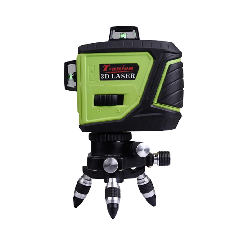 Self-Leveling Alignment Multi Line Laser Leveler Tool 3D Green Beam Laser Level