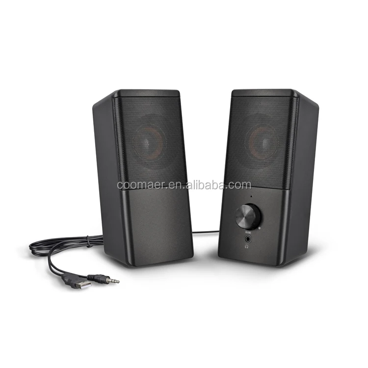 3W x2 Surround Sound Subwoofer PC Laptop Computer Speaker 2.0 With Microphone