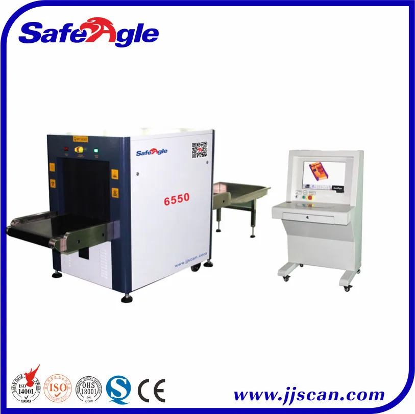Безопасности регистрации рентгеновского сканера багажа инспекционной машины 6550