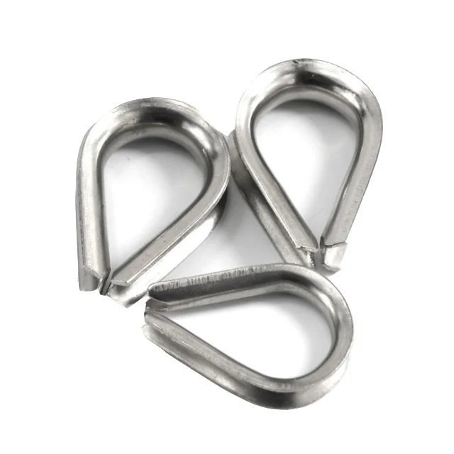 
Stainless steel 304/galvanized steel electrical wire rope thimble M3 for protecting 