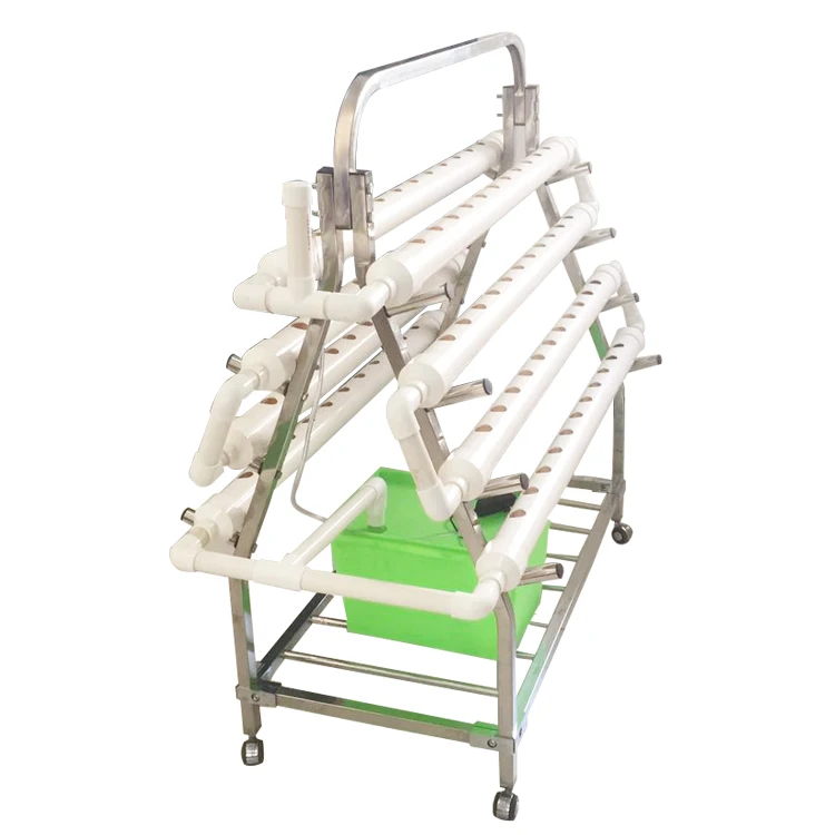 Skyplant New Design Double Side Indoor Small Type Hydroponic System With Stainless Steel Frame