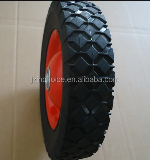 
high quality 200mm semi pneumatic rubber wheel for luggage 