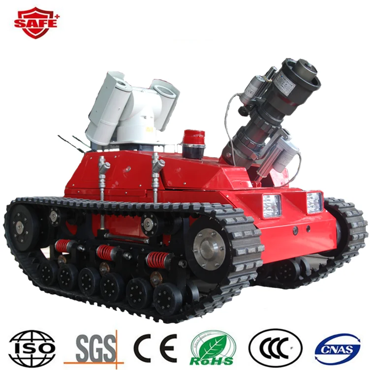 All-Terrain беспроводной пожаротушения робот