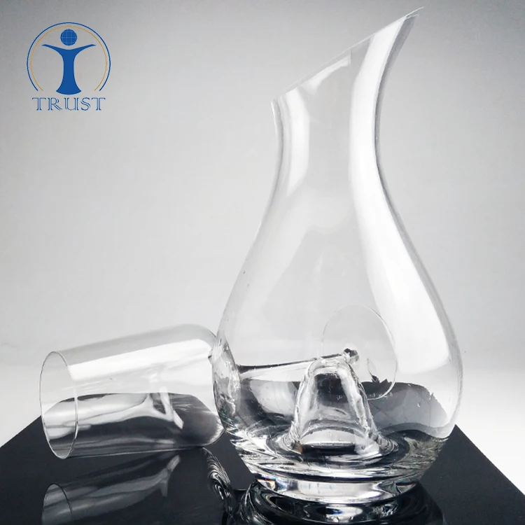 Wholesale Lead Free Hand Blown High Quality Wedding Tableware Glass Wine Decanter
