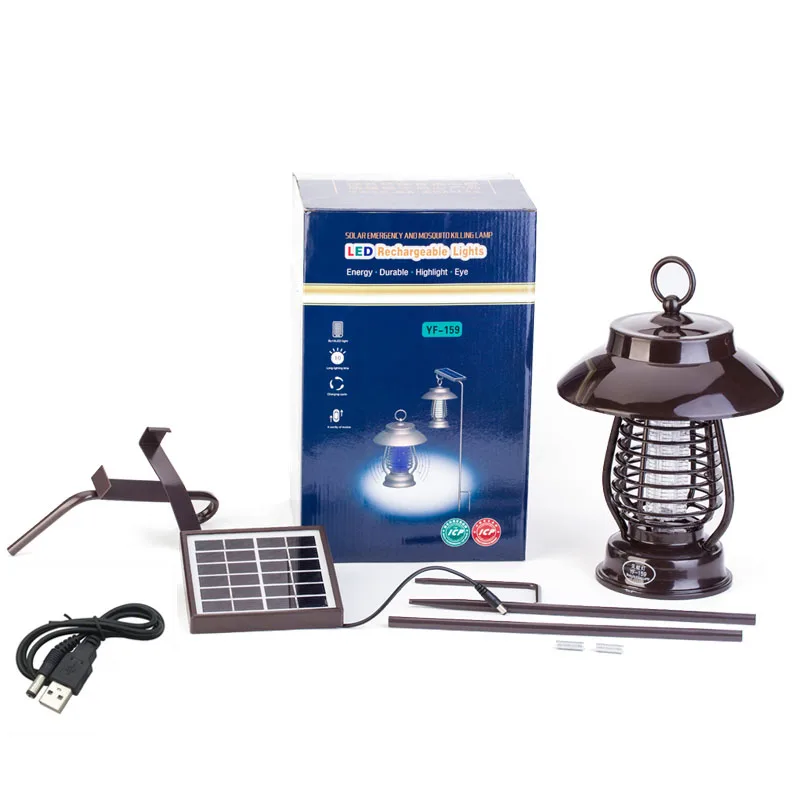 Modern Bug Zapper Hot Sale Solar Products usb portable eco-friendly blue light uv anti mosquito lamp led killer outdoor