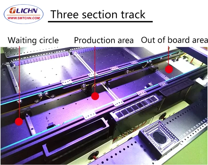 Pick and place machine  6 Heads,High speed SMT/SMT SMD IC product line