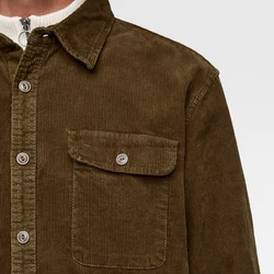 China supplier high quality workwear overshirt 100% cotton fit canvas jacket with pockets custom printing