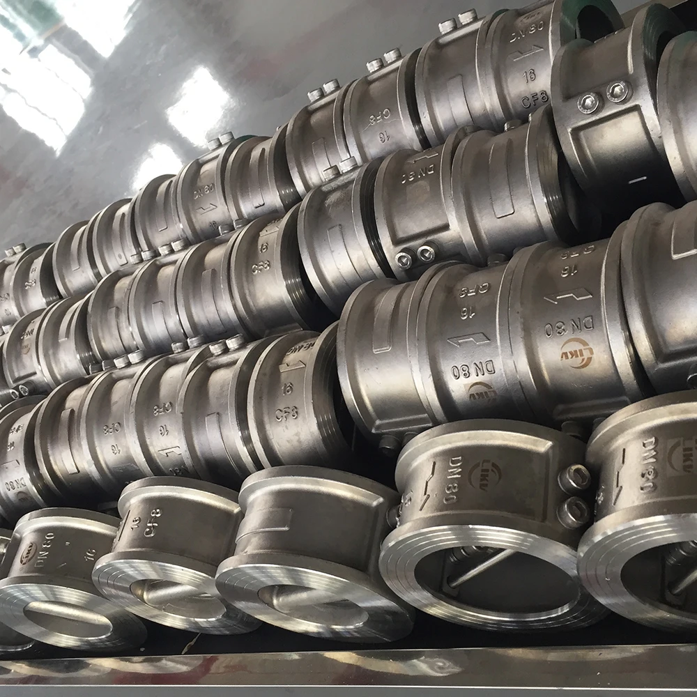 Steam Astm A216 Wcb Flapper Wafer Type Butterfly Check Valve