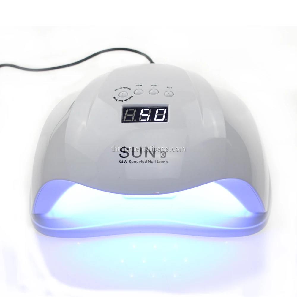  УФ-лампа SUN X SUN5 plus для сушки ногтей белый светильник сушилка Led 54