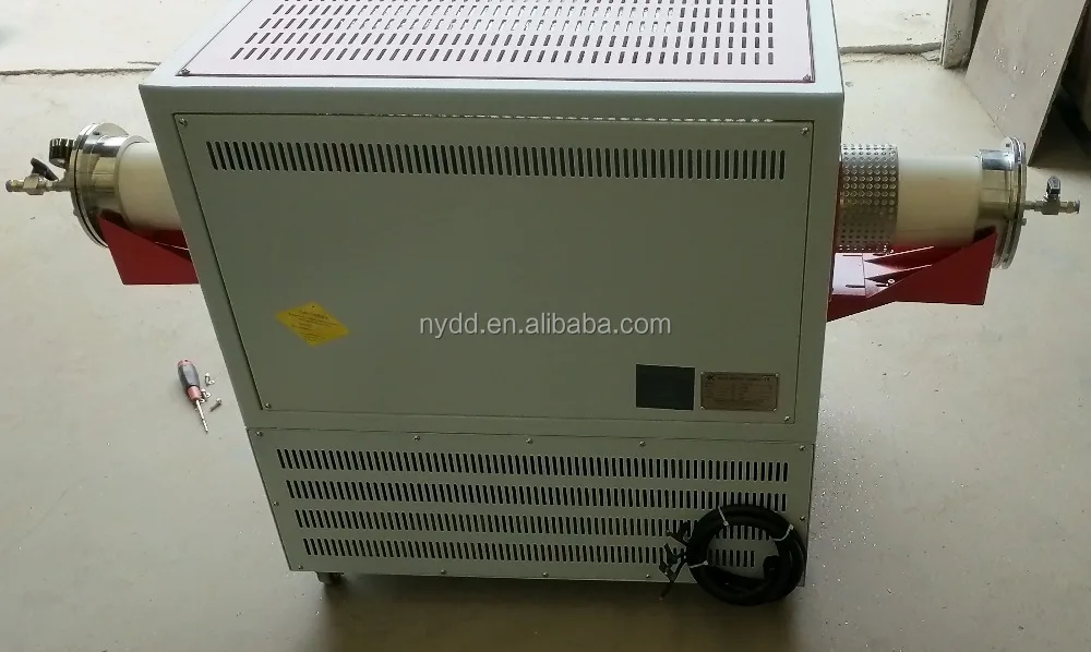 1700 Deg. Horizontal Vacuum Tube Furnace Used For Laboratory Pyrolysis