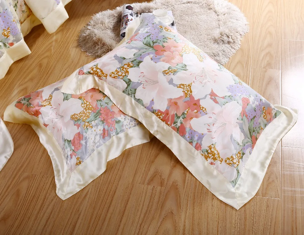 Bedding comforter sets luxury silk bedding sets