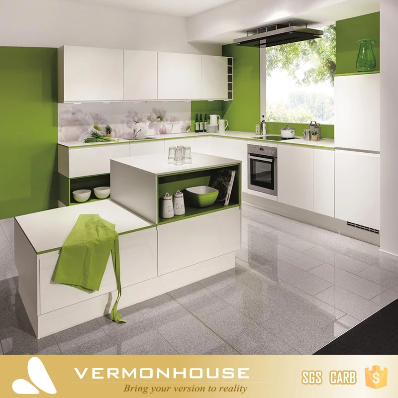 2022 Hangzhou Vermont Modern Design Kitchen Cabinets PVC Foam Board Particle Board Turkey
