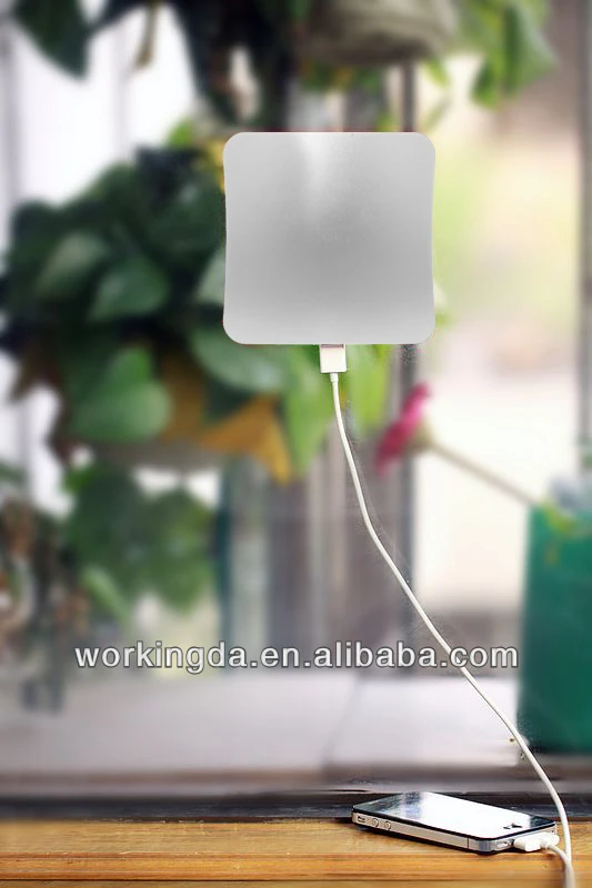 Дешевый рекламный подарок запатентованный дизайн 5200 mah Window Solar Power Bank
