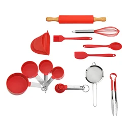 Latest Design Christmas Theme Nylon Kitchen Baking Set, Multifunctional Kitchen Tools Gadgets