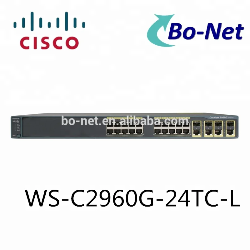 Гигабитный коммутатор CISCO WS-C2960G-24TC-L гигабитный коммутатор