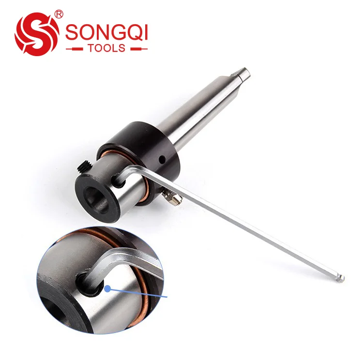 Annular cutter arbor with morse taper MT2/3/4 for magnetic drilling machine