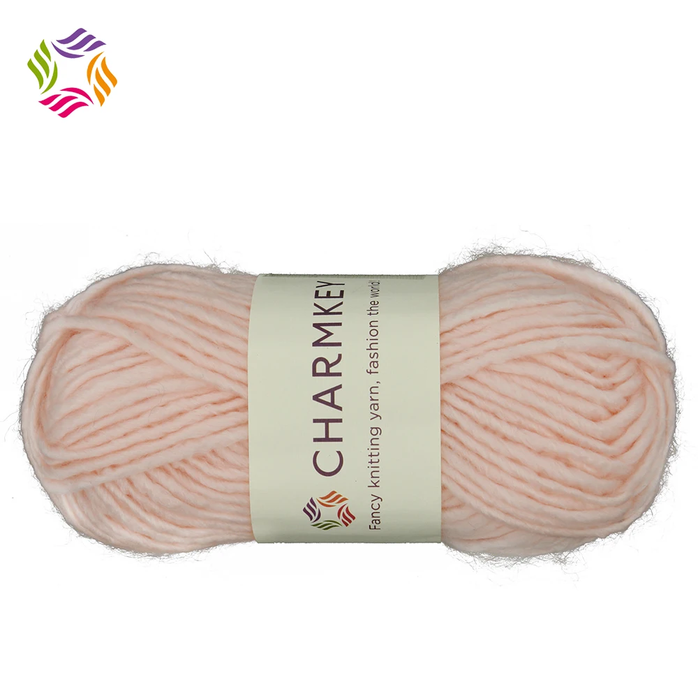 Горячая Распродажа, шерстяная Детская Пряжа Charmkey из альпаки для вязания крючком и шарфа ручной вязки