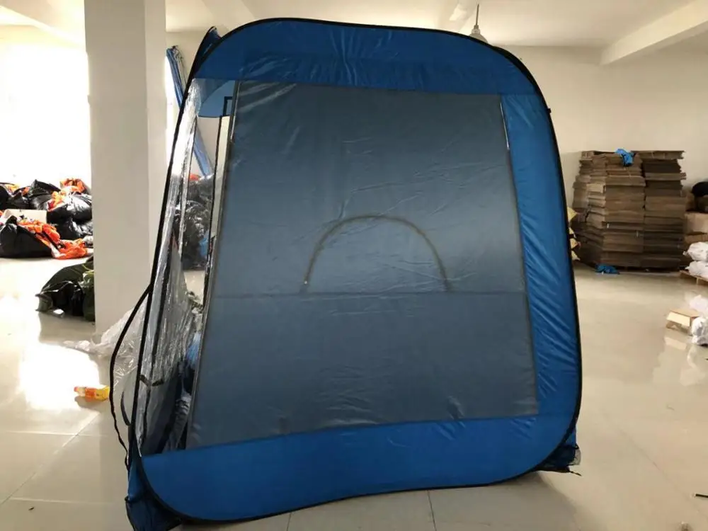 
Man Instant folding 4 man pop up tent 4 Season for watching football 