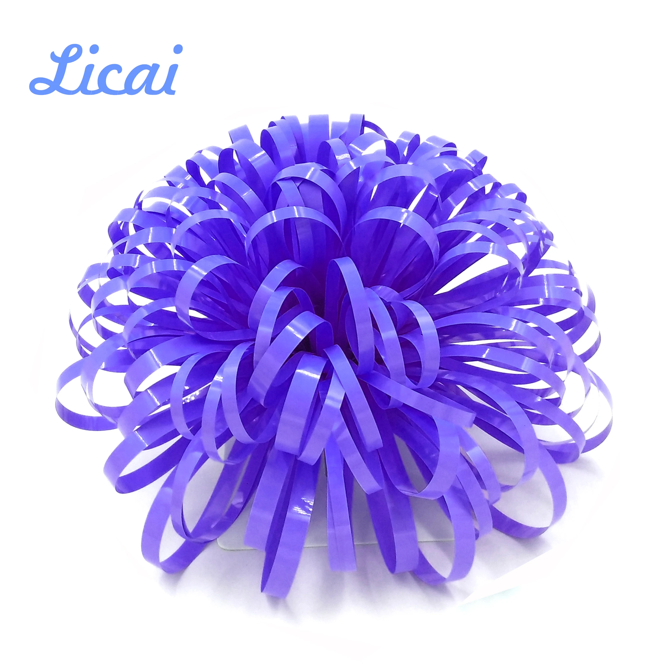 
Gifts Decorative Plastic Ribbon Bow Pom Pom Fancy Bow Flower Gift Bow 