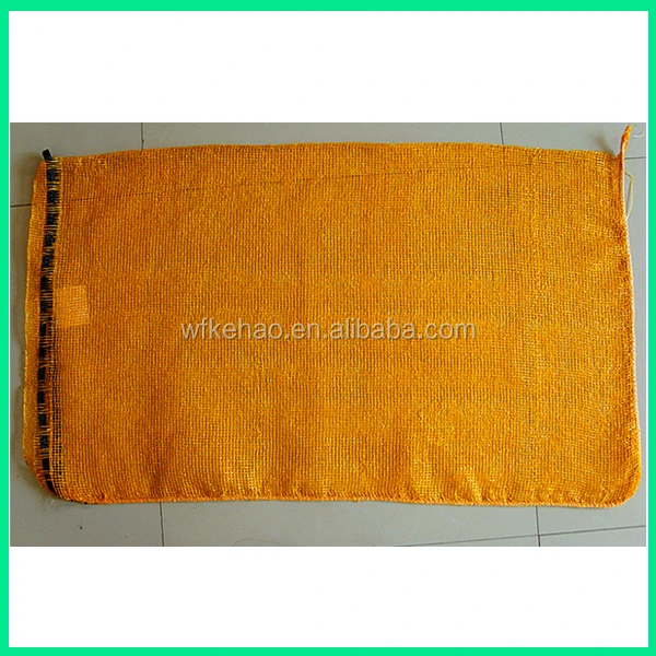 Potato onion packaging poly mesh onion net sack pp leno bag