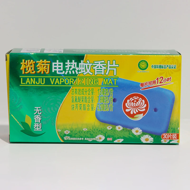 Завод прямые поставки Крытый Семейные использовать репеллент таблетки Электрический мат комара