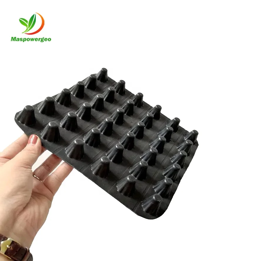 HDPE  waterproofing drainage board for underground garage