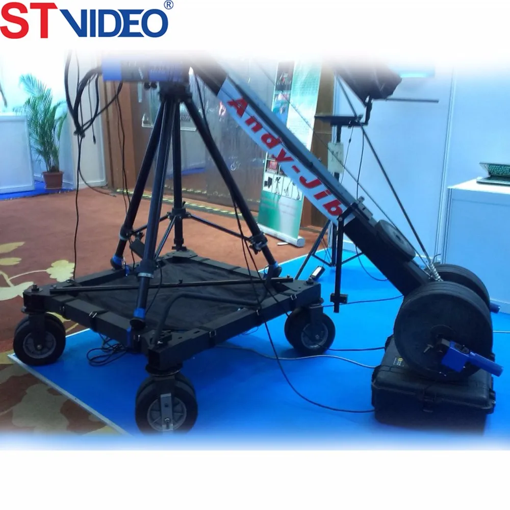 Discount Jimmy Jib Accessory 4 Wheels Dolly Kit Professional Moving Video Shooting Whole Set of All 1 Set Andy-jib / Jimmy Jib