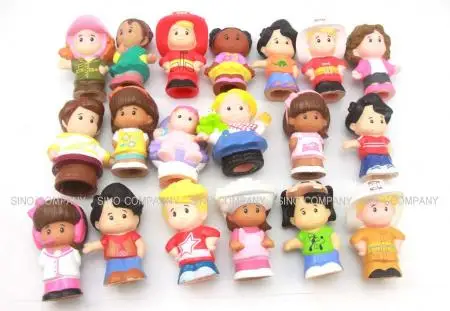 Randomly 10pcs Fisher Little People 2 Mini Figures