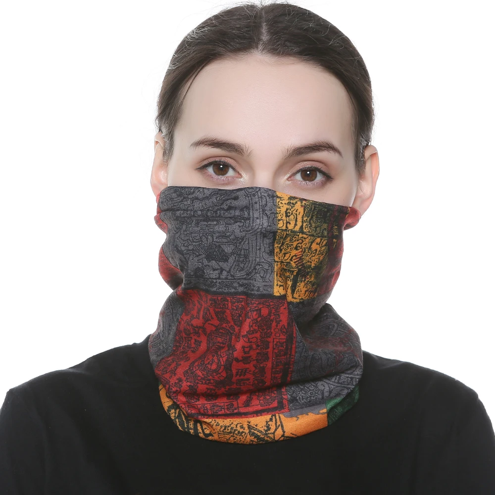 Latest Fashion Winter Outdoor Sports Reversible Polar Fleece Headwear Microfiber Tube Bandanas Magic Neck Warmers