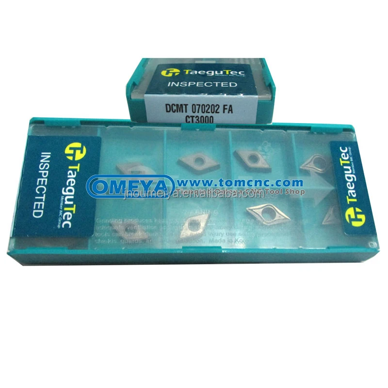 Вольфрамовая карбидная вставка CNMG190612 MT TT5080 taegutec Сертификат ISO