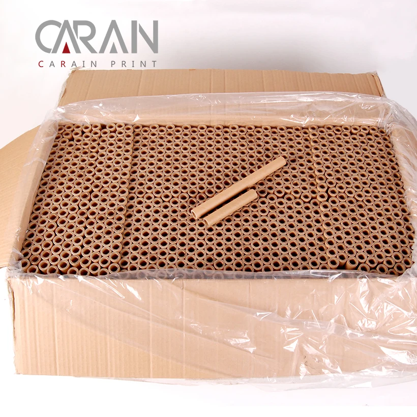 
1inches diameter roll thermimal paper pack brown kraft paper core 