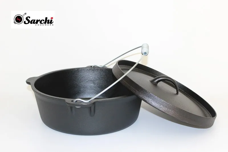 Amazon Products Cast iron dutch oven Camping cookware Pre-seasoned cast iron dutch oven