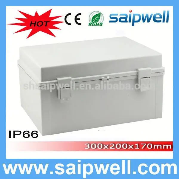 Saip/saipwell 2014 new IP66 waterproof plastic housing manufacturers with CE, Rohs 300*200*170mm