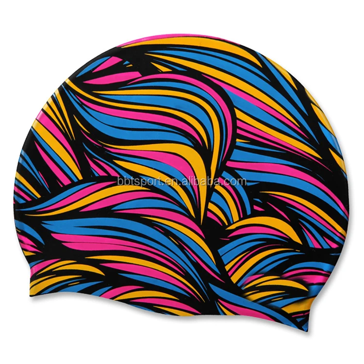 Custom high quality silicone swimming caps