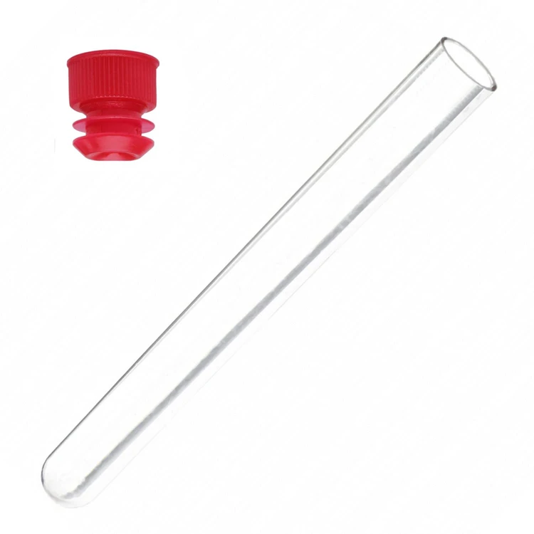 AmA low price High lab plastic 13*100mm test tube with/without lid