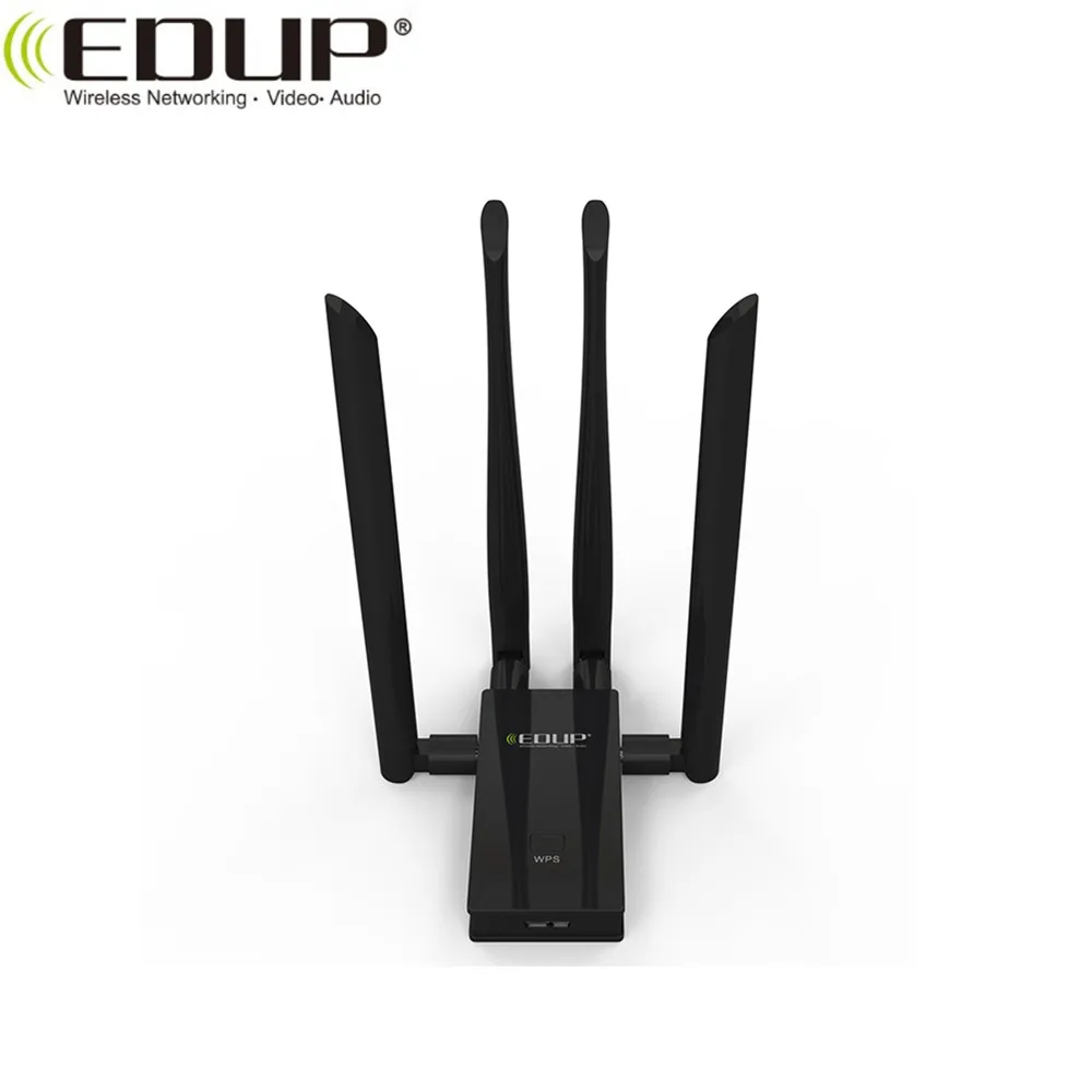 EDUP высокоскоростная 1900 Мбит/с Двухдиапазонная Realtek RTL8814 USB3.0 USB беспроводная сетевая