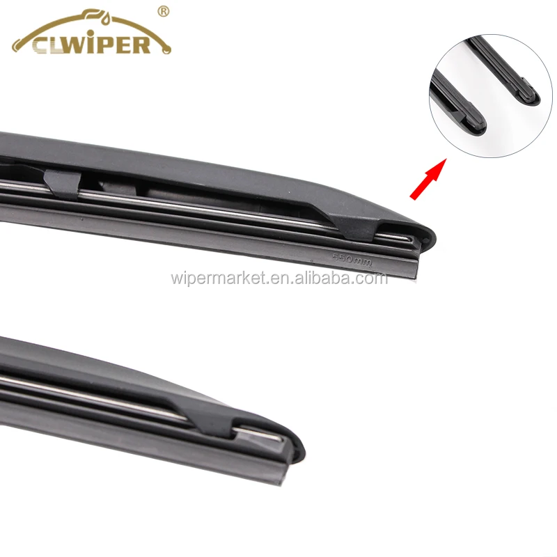 Universal auto spare parts wholesale auto hybrid wiper blade