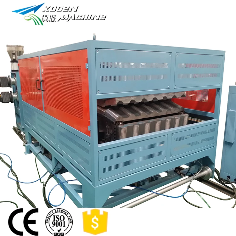 plastic PVC corrugated roof sheet making machine/machine to make glazed roofing tile