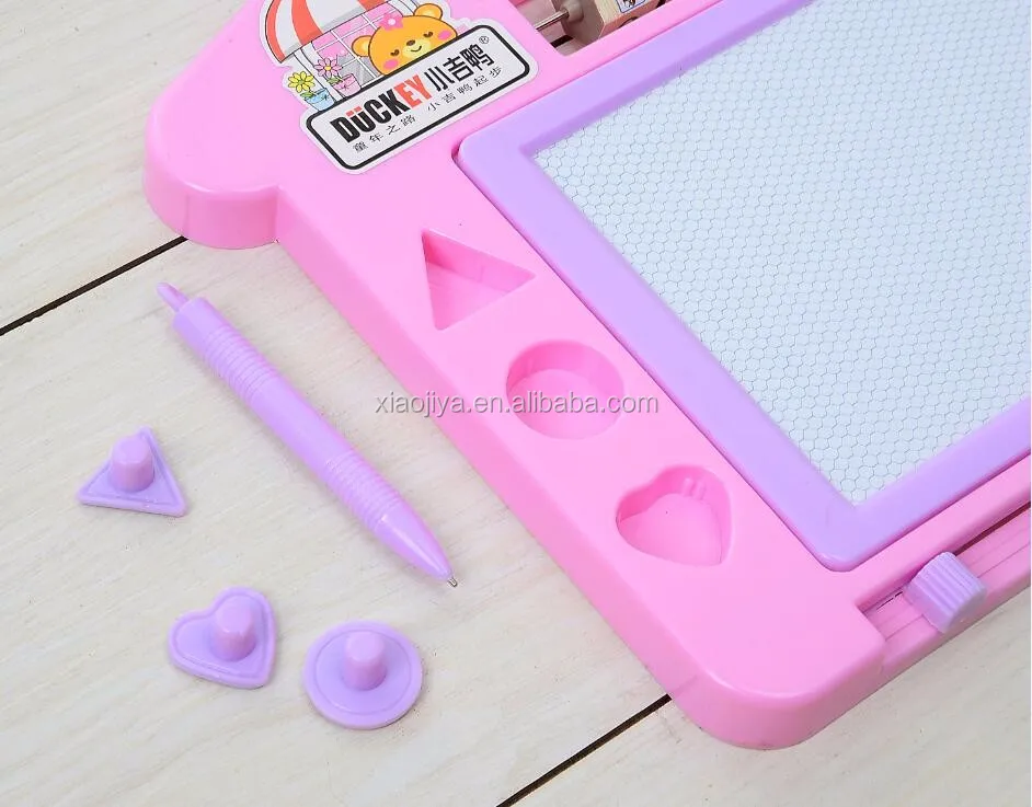 Latest Arrival Kids Stationery Colorful Magnetic Drawing Board Plastic for Kids Blue Pink CN;ZHE DUCKEY Unisex 5703 64