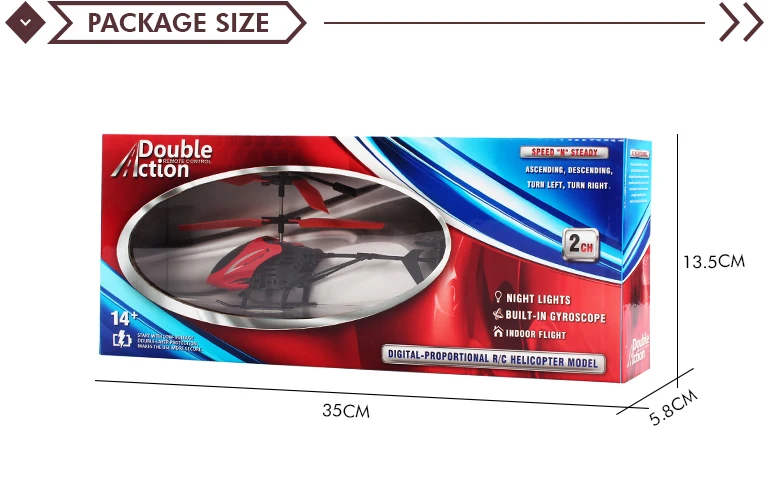 2CH remote control helicopter toy rc helicopter with LED light