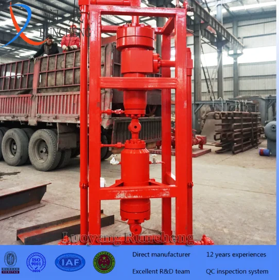 well test equipment wellhead riffler high pressure oil well sand catcher