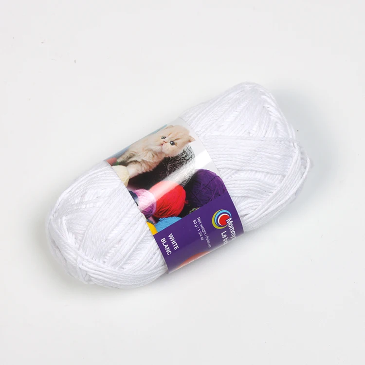 
Organic Cotton Yarn Mercerized 100% Cotton Mop Yarn Popular In European Market For Supermarket 