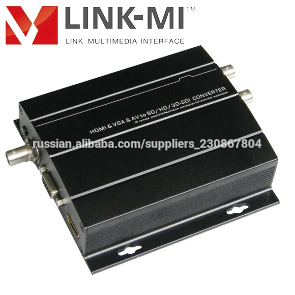 LINK-MI 1080 до 1080i HDMI & VGA & AV для SDI/HD-SDI/3G-SDI Multi-Function конвертер