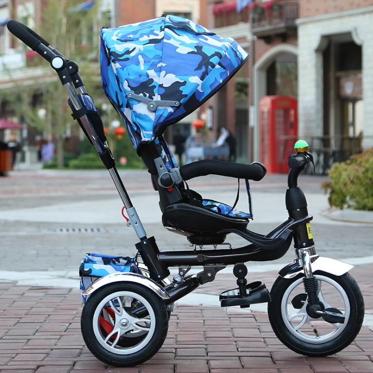 Factory Wholesale 3 wheel bikes for kids 4 in 1 Children Ticycle for 3-6 years