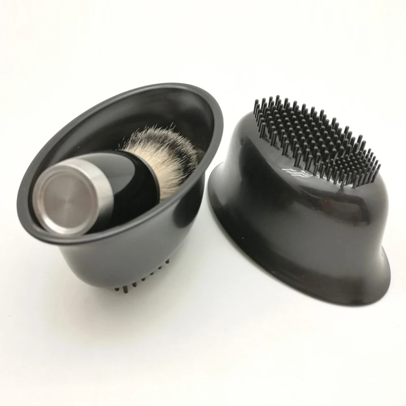 JDK Patent In Stock Multifunctional Black Plastic Shaving Mixing Bowl