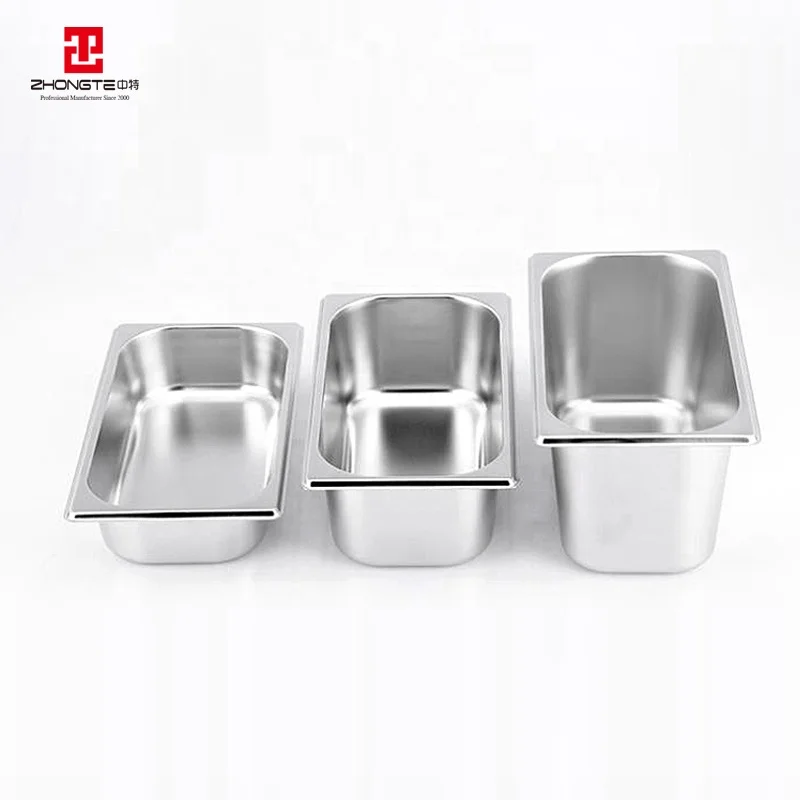 Zhongte GN сковородки/гастроемкие сковороды из нержавеющей стали 2/1*20 мм