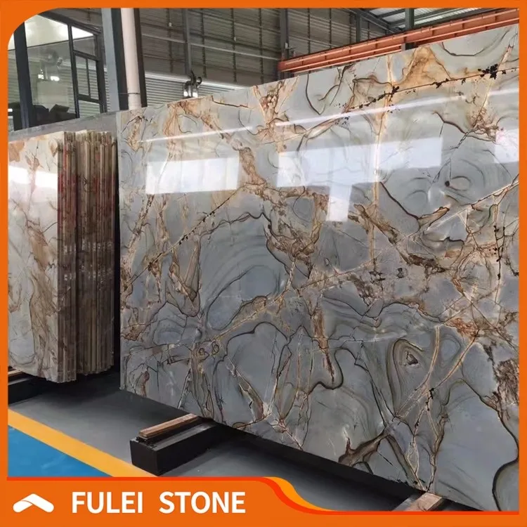 Blue brazilian quartzite colors natural blue roma quartzite slabs