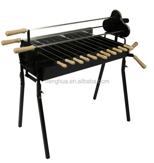 Full Automatic Rotisserie Charcoal BBQ Grill