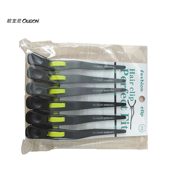 Plastic hair clips 22# professional salon use cutting clip duckbill clip