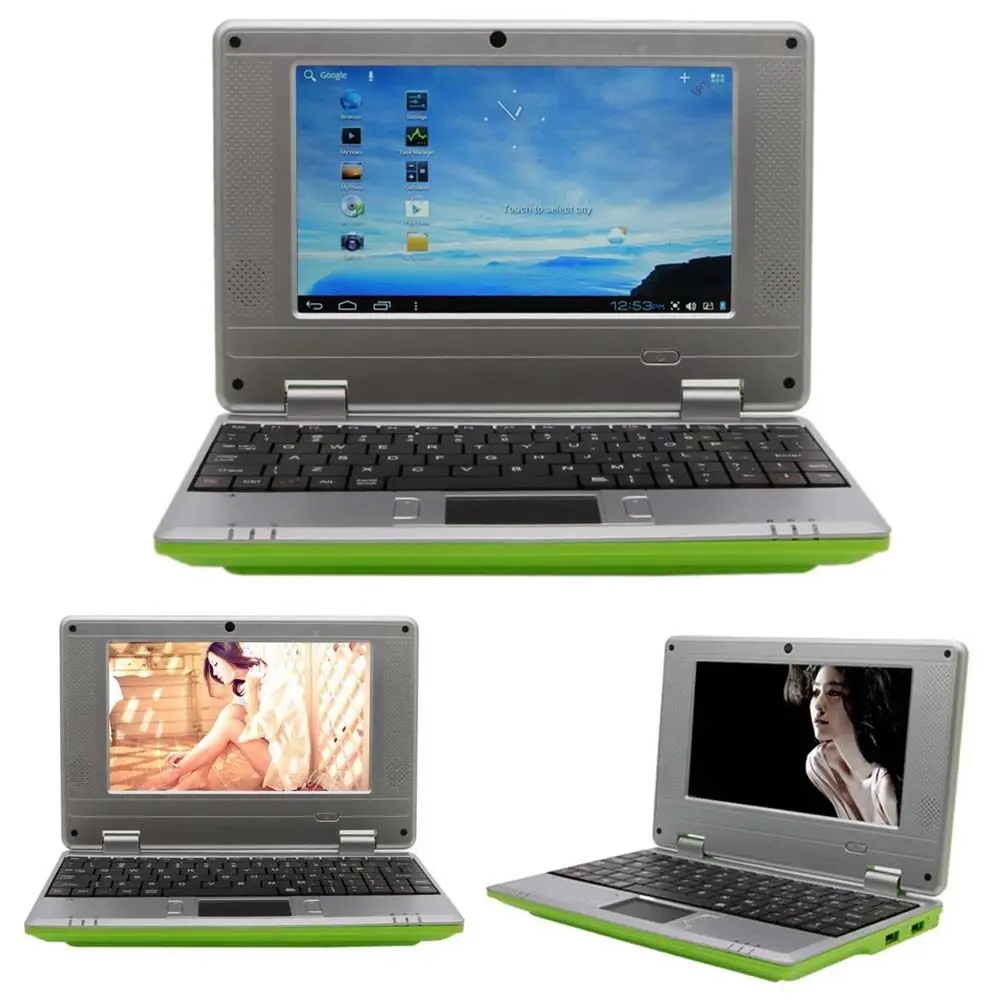 Дешевые 7 дюймовый двухъядерный ноутбук компьютер ПК wm8880 1,5 ГГц Android 4,4 с поддержкой Wi-Fi HDM RJ45 USB порт нетбук opnew оптовая продажа